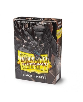 Protector Dragon Shield Japanese Matte 60u. - Black1