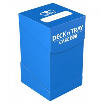 Deckbox Deck'N'Tray 100 unds. C/Porta dados - Blue Deckbox Deck'N'Tray 100 unds. C/Porta dados - Blue
