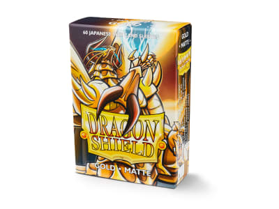 Protector Dragon Shield Japanese Matte 60u. - Gold