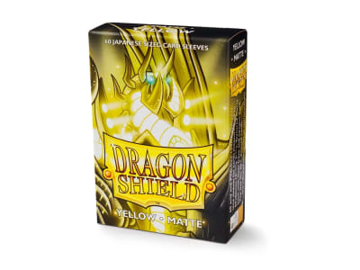 Protector Dragon Shield Japanese Matte 60u. - Yellow1
