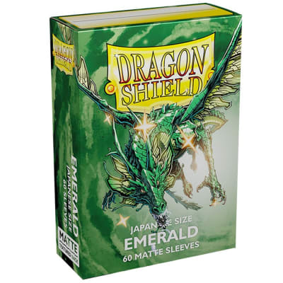 Protector Dragon Shield Japanese Matte 60u. - Emerald