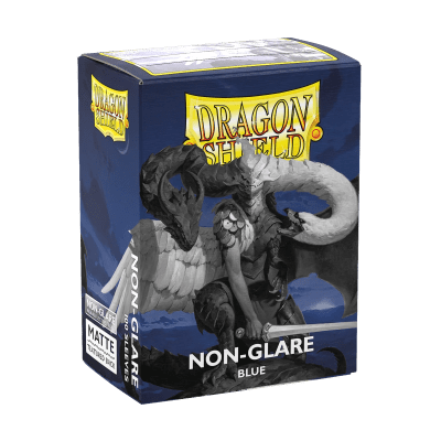 Dragon Shield Sleeves: Standard Matte Non-Glare Blue (100 u.)