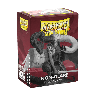 Dragon Shield Sleeves: Standard Matte Non-Glare Blood Red (100 u.)1