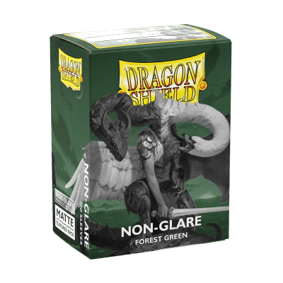 Dragon Shield Sleeves: Standard Matte Non-Glare Forest Green (100 u.)
