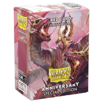 Protector Dragon Shield Anniversary Dual Matte Standard - Red Gold1