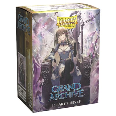 Protector Dragon Shield Art Matte Standard Grand Archive - Merlin, Kingslayer