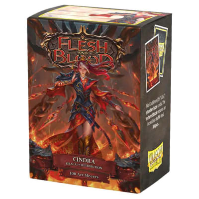 Protector Dragon Shield Art Standard Matte Flesh & Blood Cindra, Dracai of Retribution, Limited Edition1