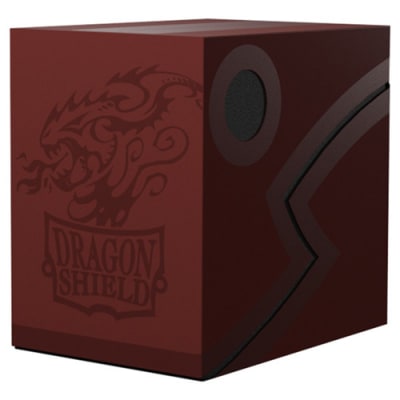 Deckbox Dragon Shield Double Shell- Blood Red/ Black