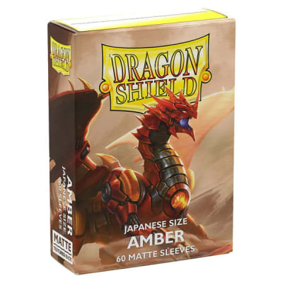 Protector Dragon Shield Japanese Matte 60u. - Amber1