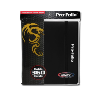 Carpeta Gaming Pro-Folio 360 Cartas - Negra