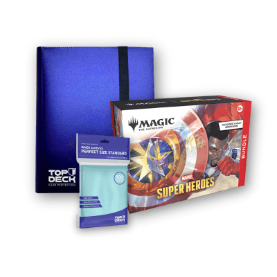Combo Fusión Bundle Marvel SH Carpeta Azul