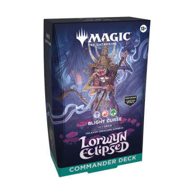 MTG Lorwyn Eclipsed Commander Deck - Blight Curse (Inglés)