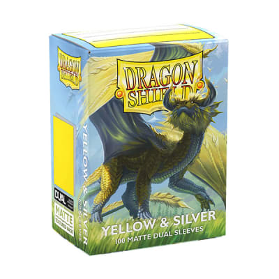 Protector Dragon Shield Dual Matte Standard - Yellow & Silver