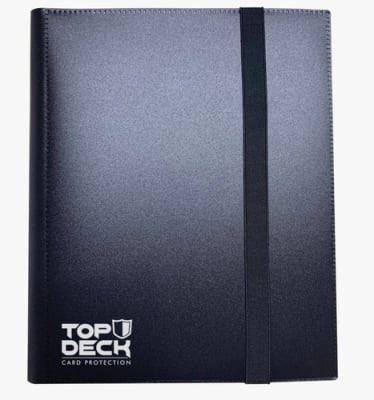 Top Deck Carpeta 9 Pocket Black – 360 Cartas1
