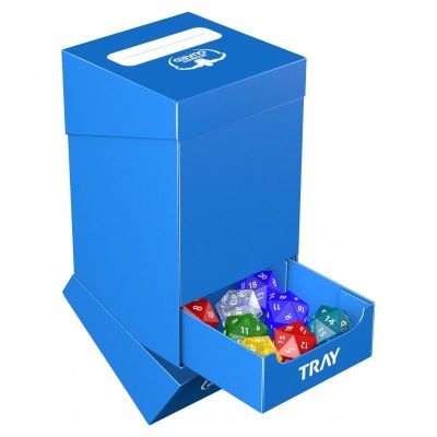 Deckbox Deck'N'Tray 100 unds. C/Porta dados - Blue Deckbox Deck'N'Tray 100 unds. C/Porta dados - Blue