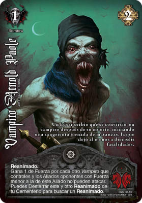 Vampiro Arnold Paole Foil1