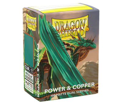 Protector Dragon Shield Dual Matte Standard - Power & Copper1