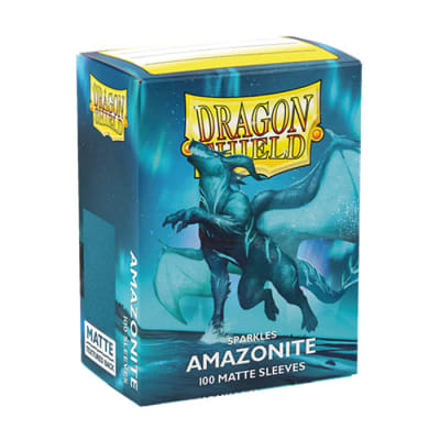 Protector Dragon Shield Standard Matte 100u. - Sparkles Amazonite