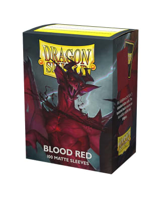 Protector Dragon Shield Standard Matte 100u. - Blood Red1