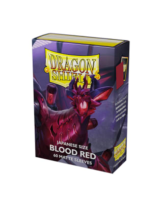 Protector Dragon Shield Japanese Matte 60u. - Blood Red
