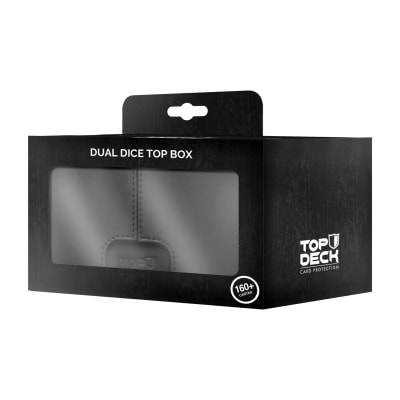 Deck Box Top Deck Dual Dice Top Box 160 Black1