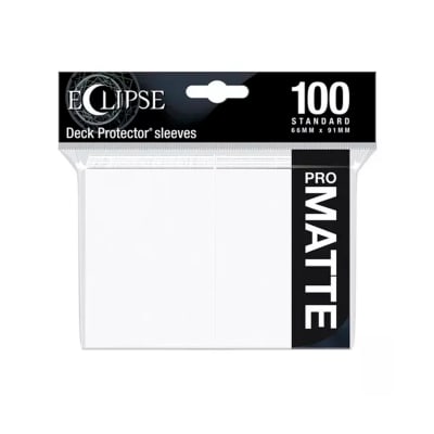 Protector Ultra Pro Standard Matte Eclipse 100u. - Artic White