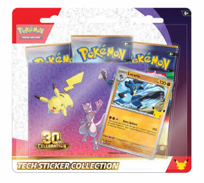 [PREVENTA] Pokémon TCG 30th Celebration Tech Sticker Collection Lucario ENG1