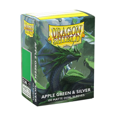 Protector Dragon Shield Dual Matte Standard - Apple Green & Silver1