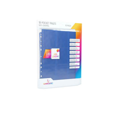Hojas para Archivador 18-pocket Sideloading - Blue