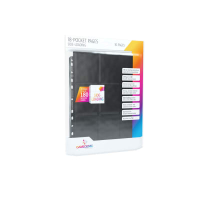 Hojas para Archivador 18-pocket Sideloading - Black Hojas para Archivador 18-pocket Sideloading - Black