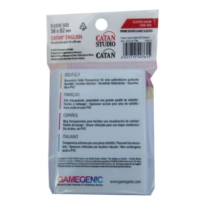 Protectores Prime Catan US (56 x 82 mm) Protectores Prime Catan US (56 x 82 mm)