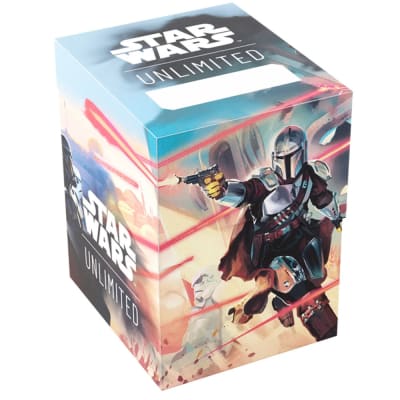 Deckbox Gamegenic Star Wars Unlimited Soft Crate - Mandalorian/Moff Gideon