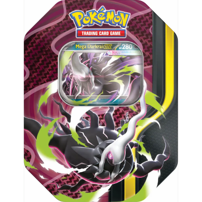 [PREVENTA] Pokémon TCG Mega Forces Tin Mega Darkrai EX ENG1