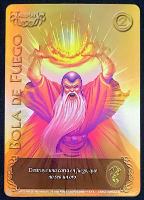 Bola de Fuego Dorada