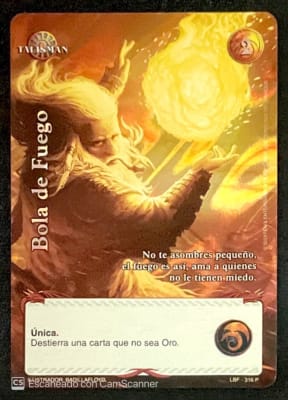 Bola de Fuego Dorada LBF