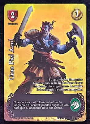 Urac Piel Azul Dorado
