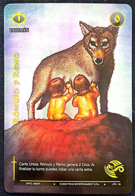 Romulo y Remo Legendario Foil Dorado1