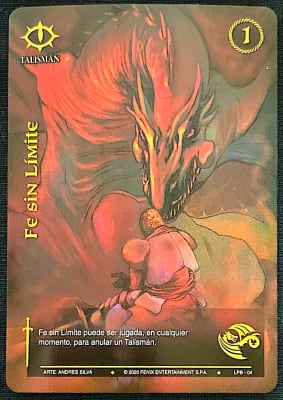 Fe Sin Limite Legendaria Foil Dorado