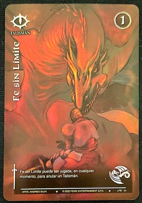 Fe Sin Limite Legendaria Foil Plateado
