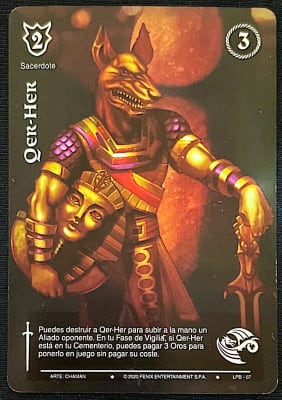 Qer-Her Legendario Foil Plateado