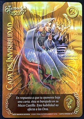 Capa de Invisibilidad Dorada