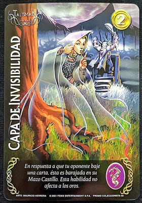 Capa de Invisibilidad Coleccionista