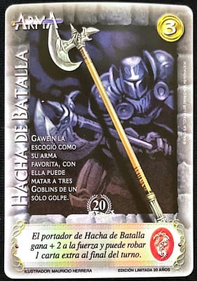 Hacha de Batalla 20 Años1