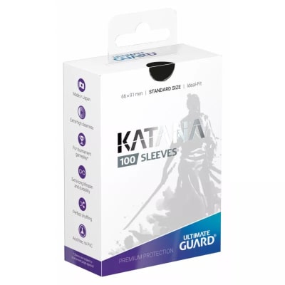 Protector Ultimate Guard Katana Standard Size 100un. - Black