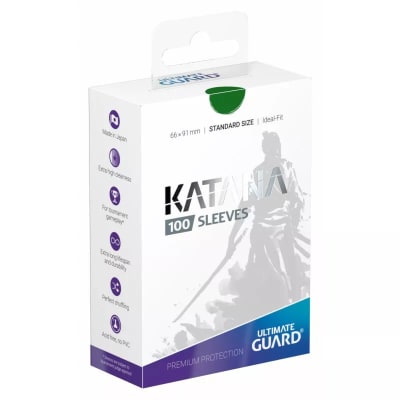 Protector Ultimate Guard Katana Standard Size 100un. - Green1