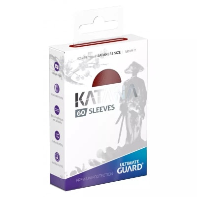 Protector Ultimate Guard Katana Japanese Size 60un. - Red