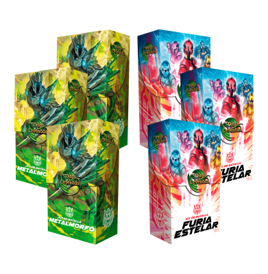 Pack Kit de Batalla Imperio Kaiju vs Mecha: Titanes x3