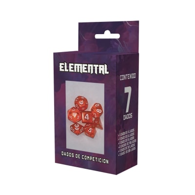 Dados Zero Mulligan Elemental Naranjo