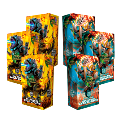 Pack Mystery Box Imperio Kaiju vs Mecha: Titanes x3