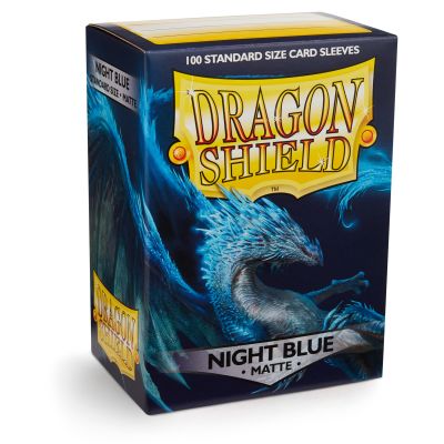 Protector Dragon Shield Standard Matte 100u. - Night Blue